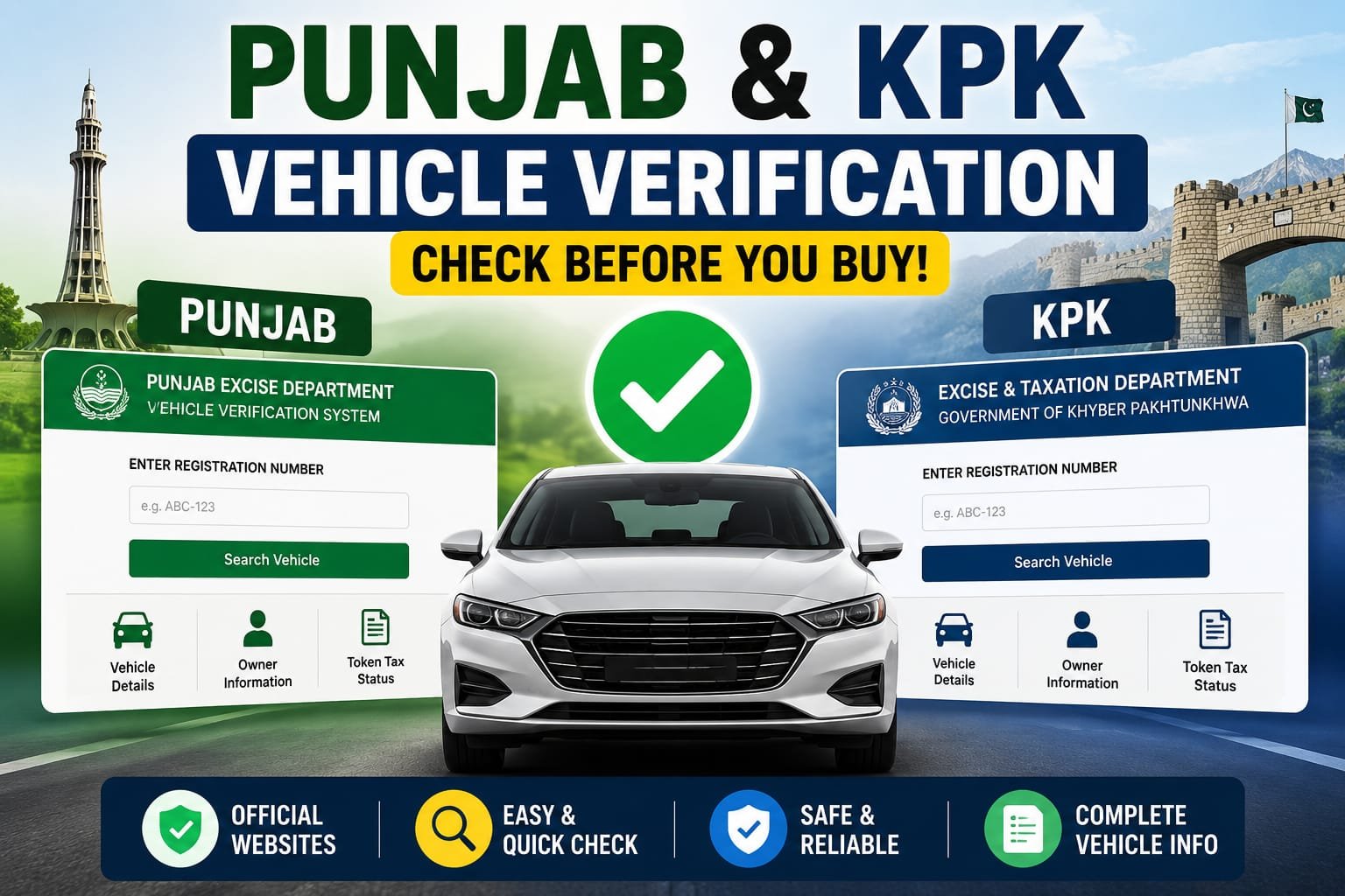 How to Check Vehicle Ownership Online in Pakistan Before Buying a Used Car (2026 Guide)