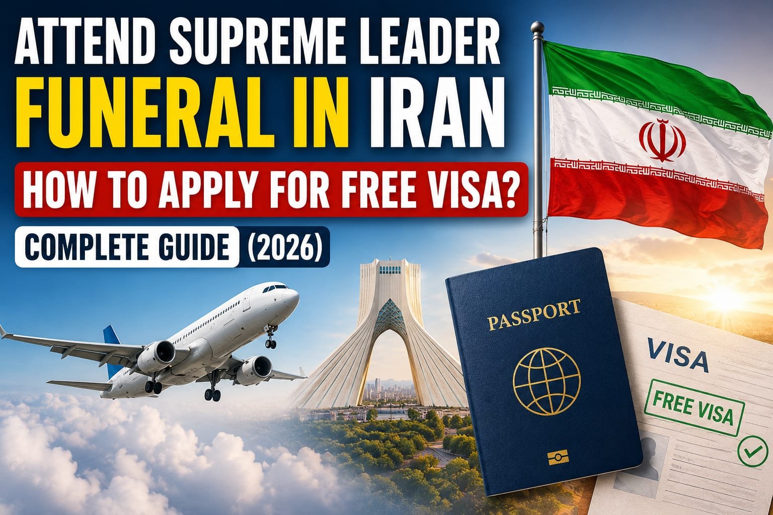 Attend Supreme Leader Funeral in Iran – How to Apply for a Free Visa? Complete Guide (2026)