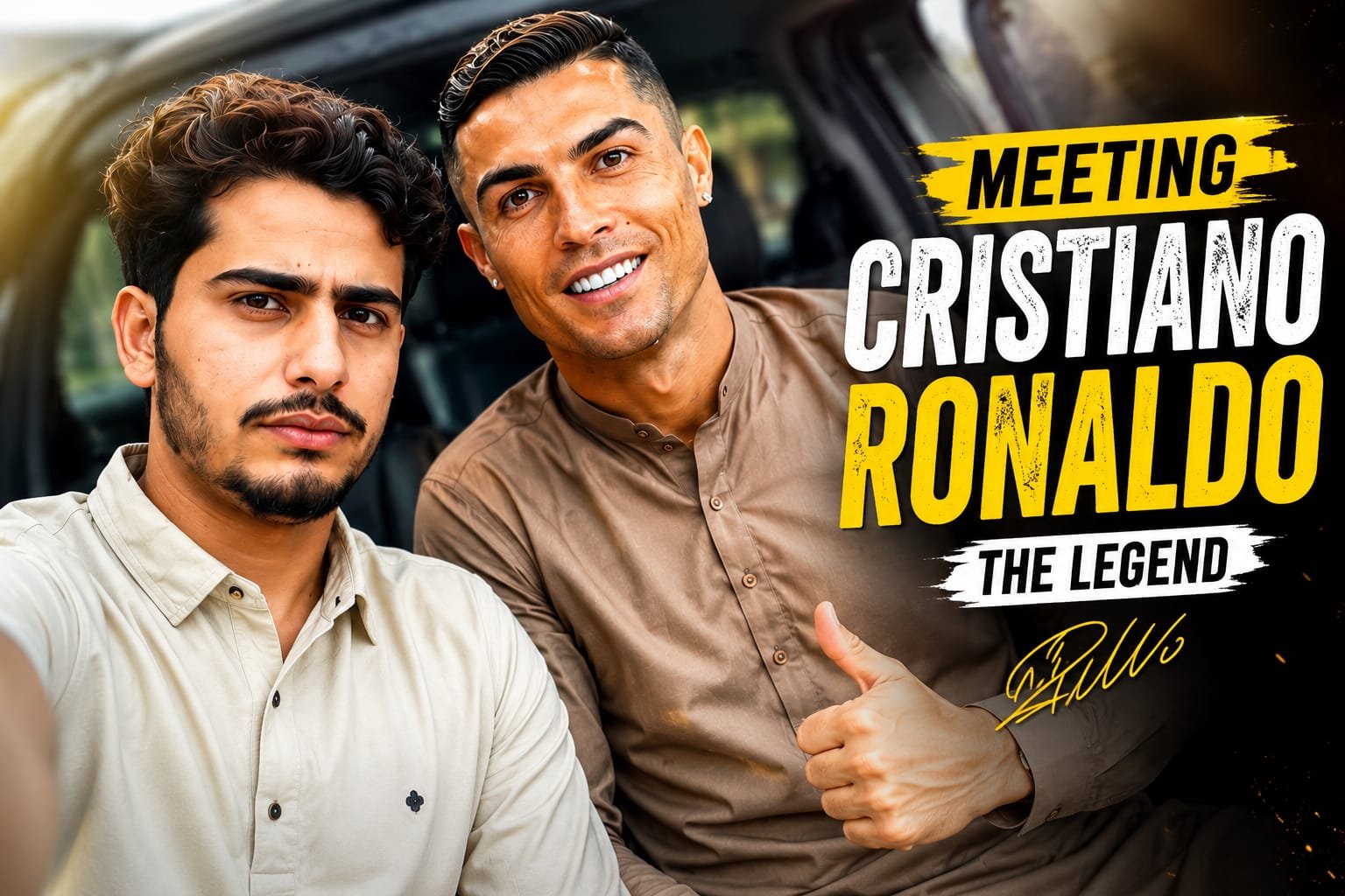 Create a Photo with Cristiano Ronaldo Using AI (Free)