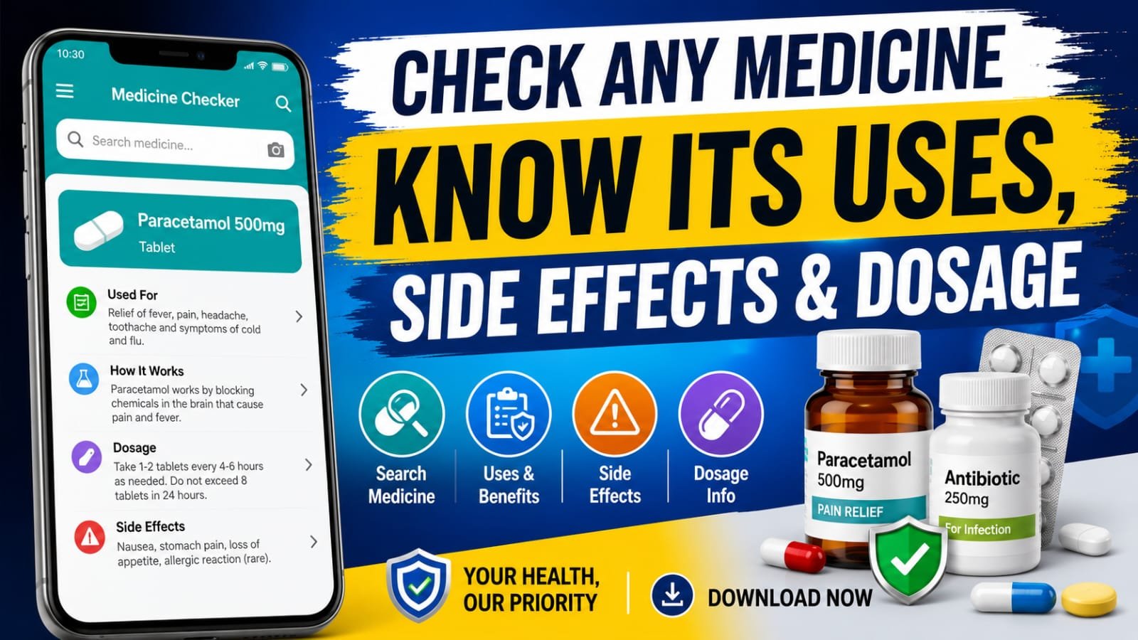 How to Check Any Medicine Online | Best Medicine Information Apps